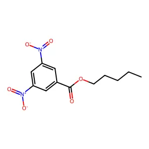 Pentyl 3,5-dinitrobenzoate structure