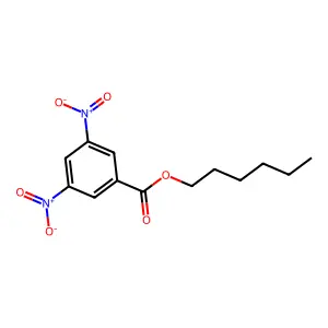 Hexyl 3,5-dinitrobenzoate structure