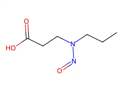 beta-Alanine, N-nitroso-N-propyl- structure