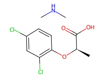 Dichlorprop-P-dimethylammonium structure