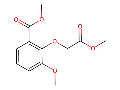 Methyl 3-methoxy-2-(2-methoxy-2-oxoethoxy)benzoate structure