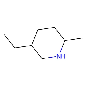 2-甲基-5-乙基哌啶 structure