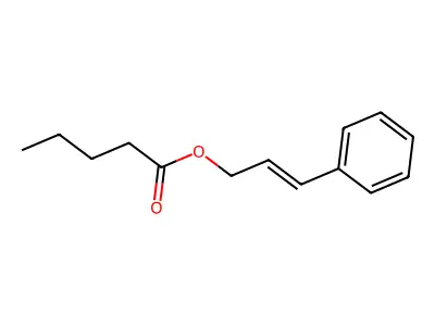 3-Phenylprop-2-en-1-yl pentanoate structure