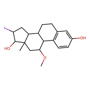 16-Iodo-11-methoxyestradiol structure