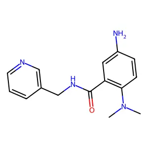 5-Amino-2-(dimethylamino)-N-(3-pyridinylmethyl)benzamide structure