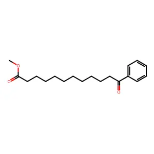 Methyl 12-oxo-12-phenyldodecanoate structure