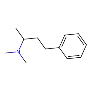 N,N,Alpha-trimethylbenzenepropanamine structure