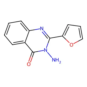 3-Amino-2-(furan-2-yl)quinazolin-4-one structure