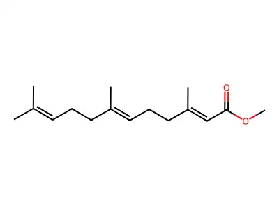 (2E,6E)-Methyl 3,7,11-trimethyldodeca-2,6,10-trienoate structure