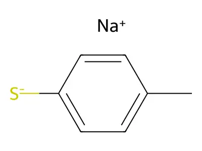 Sodium toluene-p-thiolate structure
