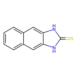 1,3-Dihydro-2H-naphth(2,3-d)imidazole-2-thione structure