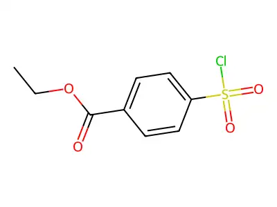 Ethyl 4-(chlorosulfonyl)benzoate structure
