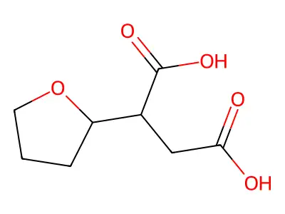 2-(oxolan-2-yl)butanedioic Acid structure