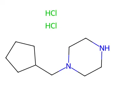 1-(cyclopentylmethyl)piperazine Dihydrochloride structure