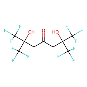 4-Heptanone, 2,6-bis(trifluoromethyl)-2,6-dihydroxy-1,1,1,7,7,7-hexafluoro- structure