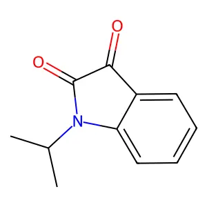 1-(propan-2-yl)-2,3-dihydro-1H-indole-2,3-dione structure