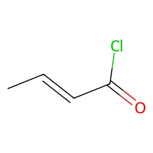 2-Butenoyl chloride structure