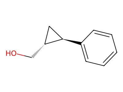 ((1R,2R)-2-phenylcyclopropyl)methanol structure