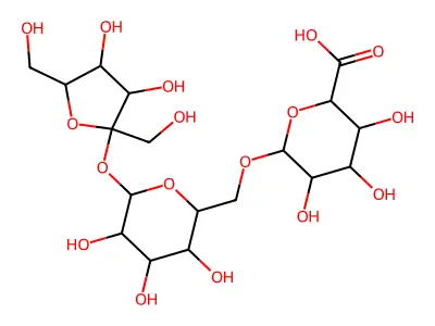 6''-Carboxyraffinose structure