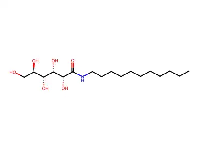 N-n-undecylgluconamide structure