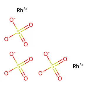 硫酸铑(III) structure