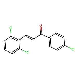 2-Propen-1-one, 1-(4-chlorophenyl)-3-(2,6-dichlorophenyl)- structure