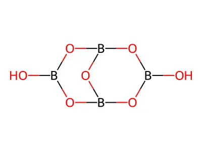 四硼酸 structure