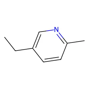 2-甲基-5-乙基吡啶 structure