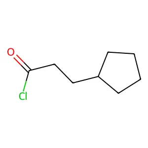 3-Cyclopentylpropionyl chloride structure
