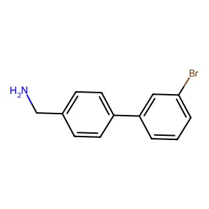 (3'-Bromo-[1,1'-biphenyl]-4-yl)methanamine structure
