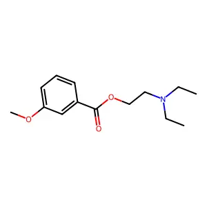 2-(Diethylamino)ethyl 3-methoxybenzoate structure