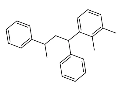 Benzene, (1,3-diphenylbutyl)dimethyl- structure