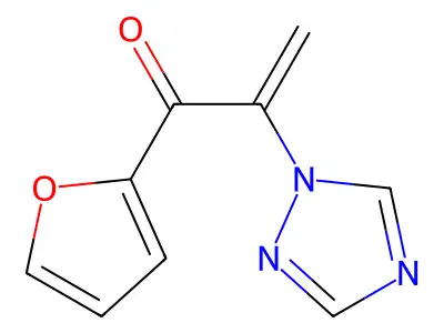 2-Propen-1-one, 1-(2-furanyl)-2-(1H-1,2,4-triazol-1-yl)- structure