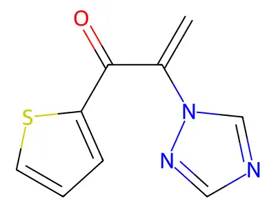 2-Propen-1-one, 1-(2-thienyl)-2-(1H-1,2,4-triazol-1-yl)- structure