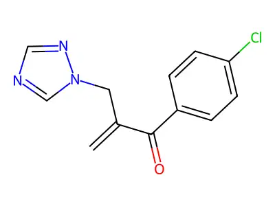 2-Propen-1-one, 1-(4-chlorophenyl)-2-(1H-1,2,4-triazol-1-ylmethyl)- structure