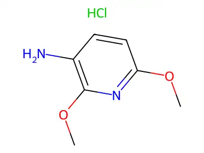 2,6-Dimethoxypyridin-3-amine monohydrochloride structure