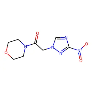 1-Morpholin-4-yl-2-(3-nitro-[1,2,4]triazol-1-yl)-ethanone structure