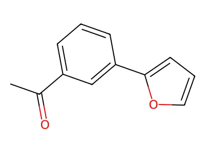 1-[3-(2-Furyl)phenyl]ethanone structure