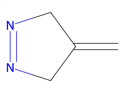 4-Methylene-1-pyrazoline structure