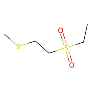 Ethane, 1-(ethylsulfonyl)-2-(methylthio)- structure