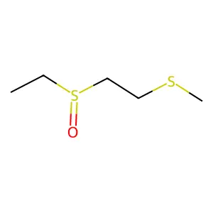 Ethane, 1-(ethylsulfinyl)-2-(methylthio)- structure