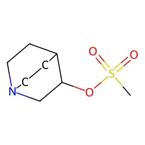 (R)-quinuclidin-3-yl methanesulfonate structure