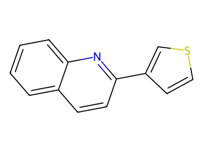 2-(3-Thienyl)quinoline structure