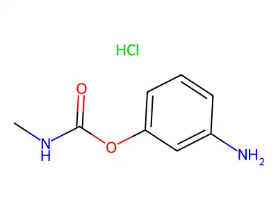 3-Aminophenyl methylcarbamate hydrochloride structure