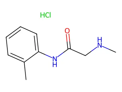 2-(Methylamino)-N-(2-methylphenyl)acetamide hydrochloride structure