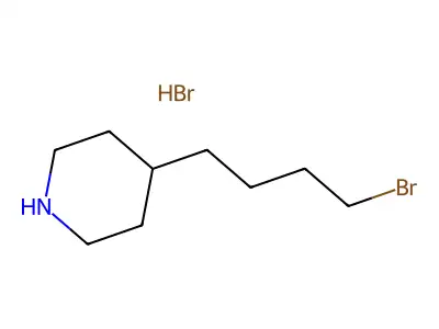 4-(4-bromobutyl)piperidine Hydrobromide structure
