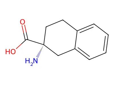 2-Aminotetralin-2-carboxylic acid structure