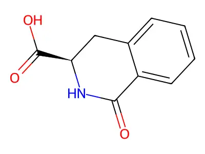 (R)-1-Oxo-1,2,3,4-tetrahydroisoquinoline-3-carboxylic acid structure
