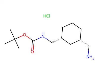 Boc-1,3-cis-damch hcl structure