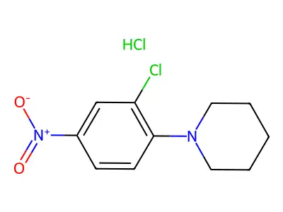 1-(2-Chloro-4-nitrophenyl)piperidine hydrochloride structure